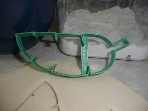 BANANA LEAF OUTLINE TROPICAL PLANT LEAVES COOKIE CUTTER MADE IN USA PR3761