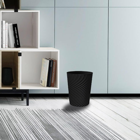 DAJITRE 1.8 Gallon Small Trash Can - Slim Profile Wastebasket Recycling Bin for Compact Spaces in Bathroom, Office,