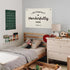 Wheatwin Kids Room Decor - Bible Verse Wall Hanging, 'I am Fearfully and Wonderfully Made' Linen Banner, Canvas