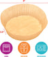 DecoPac 8" Cake Pan Liners, 100 Pack, Non-Stick Siliconized Greaseproof Paper, Round Baking Liner for Cakes and Pies, Parchment Paper Round Air Fryer Liner