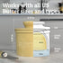 Counter, PriorityChef Butter Crock with Lid with Water Line, Ceramic French Butter Dish to Leave On Khaki