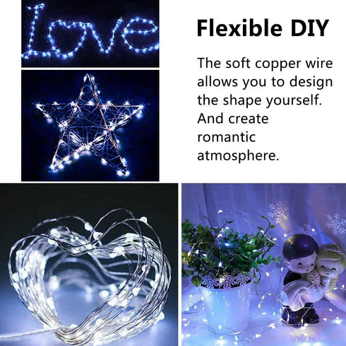 24 Pack Lights7FT 20 Fairy Lights Battery Operated String Mini LEDs for Bedroom Party Birthday Wedding Indoor