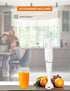 COMMERCIAL CHEF Immersion Blender, Hand Blender with Stainless Steel Blades, Quiet Motor, Electric Mini Blender for