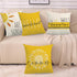 4Pack Summer Decor Pillow Covers, Yellow Floral Sunflower Cushion Cover, You Are My Sunshine Farmhouse Pillowcases