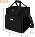 BAGLHER Waterproof Coffee Maker Storage Bag, Travel Carrying Organizer Case for Kering Coffee Machines, Black