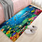Bath Rugs Sponge Foam Absorbent, Soft for Bathroom and Kitchen (47x18 inches), Non Slip Bright 3D Print
