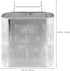 UPKOCH Stainless Steel Utensil Silverware Holder, Organizer Drying Rack Basket with Hooks, Chopstick Holder for