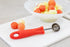 KitchenCraft Melon Baller Fruit Scoop, 17cm (6.7"), Soft Grip Easy to Clean Stainless Steel Head, Red