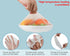 Plastic Bowl Covers, Elastic Reusable 100 Pieces Food Covers for Bread Proofing, 26 cm/10.23 in