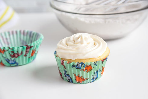 Fox Run Dinosaur Paper Muffin and Cupcake Liners, Set of 50