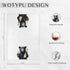 WOTYPU 16x24 Inch Black Bear Gifts Kitchen Bar Towels, Bears Lovers Gifts Dish Tea Towel, Funny Black Bear