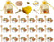 IIKUM 20 Pack Glass Honey Jars, 1.5 oz Hexagon Honey Pots with