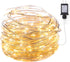 Minetom Fairy Lights Plug in, 33Ft 100 LEDs Waterproof Silver Wire Firefly