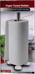 Stainless Steel Suction Cup Paper Towel Holder, Kitchen Bathroom Spare Toilet Paper Holder with Non-Slip Grip Base