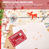 Letter Envelope to Santa Claus, 10pcs Christmas Candy Bag Tree Ornament Embroidery (Red)