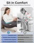 Elbow ENITYA Extra Large Ergonomic Gaming & Reading Pillow with Arm & Support U-Shaped Lap Pillow for Adults & Kids