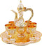 Igtazy Vintage Turkish Coffee Pot and Cups Set,Tea Service Set Including Teapot,Tea Tray