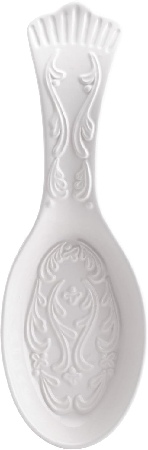 Mikasa Italian Countryside Spoon Rest, 10-Inch, White