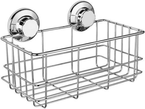 Set of 2 SANNO Powerful Vacuum Suction Cups for Shower Caddy, Soap Dish, Double Hooks