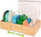 Expandable Kitchen Cabinet Organizer for Food Storage Container Lids, Bamboo Drawer Caddy, Adjustable Dividers