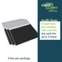 13 (3-Pack, 17" 13.5" 10" Clean Cubes Gallon Disposable Pop-Up Trash Cans Multi-Liner) with Fitted Bags Foldable