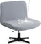 YISUN Waterproof Criss Cross Chair Cover, Stretch Armless Chair Slipcover Washable Removable