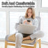 Cushions,17" 15" Khaki Foam Seat Cushions Kitchen Chairs Pads for Dining Chairs Non Slip Office Seat Cushions Washable