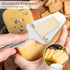 EAMIFARU Premium Stainless Steel Cheese Slicer For All Types Of Cheese, Multi-Functional Handheld Cheese Slicers Cutter