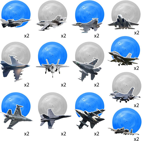 26 Pieces Airplane Hanging Swirl Decoration Hanging Swirls Supplies Cool Plane Hanging Swirl Streamers Aircraft Ceiling