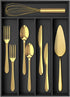 Bamboo Kitchen Drawer Silverware Organizer - 5 Slots Utensil Holder Tray for Flatware