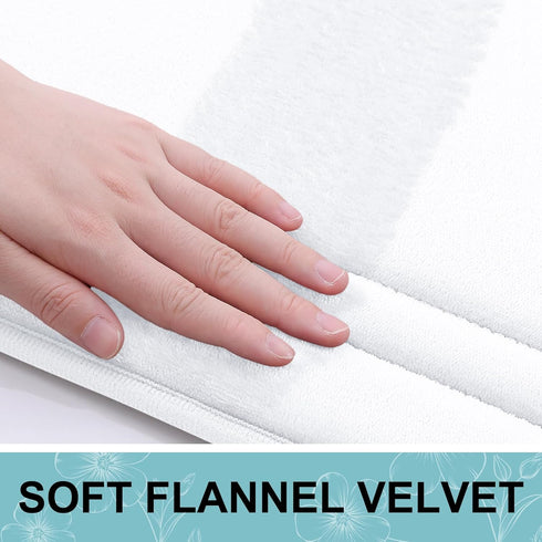 Grandaily Memory Foam Bath Mat Rug 30x20 - Ultra Soft Non-Slip Absorbent Bathroom Rugs, Comfortable Bath Rug Carpet