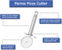 Parma Pizza Cutting Wheel, 18/10 Stainless Steel