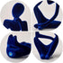 XINXUAN 3 Set Thinker Statue Home Decor-Bookshelf & Living Room&Mantel-Collectible Figurines - PCS (Flocking Blue)