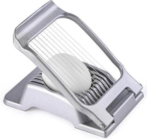 Egg Slicer for Hard Boiled Eggs, Stainless Steel Wire, Multipurpose Heavy Duty