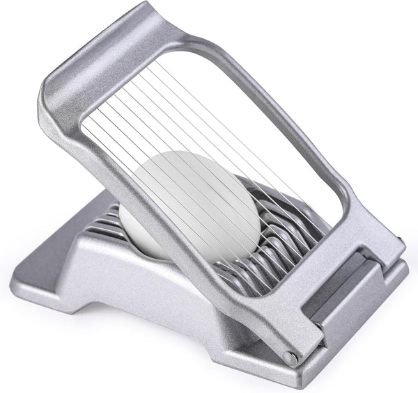 Egg Slicer for Hard Boiled Eggs, Stainless Steel Wire, Multipurpose Heavy Duty