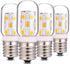 LED Microwave Appliance Light Bulb for Refrigerator, Range Hood, Equivalent 40W Incandescent, Pack of 4
