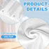 24 Pack 100% 12x12 Inch Cotton Wash Cloth, Highly Absorbent and Soft Feel Fingertip Towels, Machine Washable Washcloths