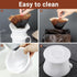 Segarty Coffee Dripper Set, White Silicone Pour Over Maker with 200PCS Size #2 Disposable Filters, 1-2 Cup