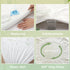 Crib Rayon Bamboo Waterproof Mattress Pad Cover, Soft Breathable Cooling Protection for Deep Pocket Mattresses