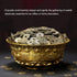 Brass Treasure Bowl Feng Shui Ornaments, Wealth Good Luck Prosperity Bowl Craft Collectible Figurines for Home Office