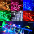 16.5 50 RUICHEN Solar Rope Lights Outdoor String Lights, Ft LED Tube Light Waterproof Copper Wire Fairy Lights