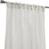 Weathershield Insulated Sheer Rod Pocket Curtain Panel - 50 x 84 in White