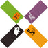 72 Pack Halloween Bags, Goodie, Candy, Treat, Goody, Party Favors & Trick or Treat Bags for Parties