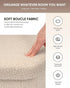 16.14 Inches B FSOBEIIALEO Storage Ottoman for Dorm Room, Boucle Folding Storage Ottoman Foot Rest, Small Collapsible