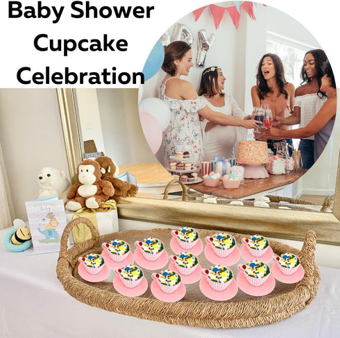 Evelots Baking Cupcake Molds, Silicone Teacup Set, 12 Pc Set, Oven-Safe Muffin Cups for Parties