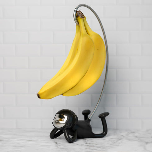 Countertop Pund'it Monkey Banana Holder, Banana Stand Hanger, Prevents Bruises and Keeps Bananas Ripe