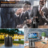 Large Outdoor Cigarette Ashtray with Lid, Smokeless Stainless Steel Ash Trays, Covered Windproof Smell Proof Ashtrays