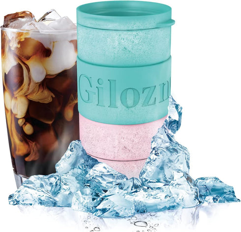 Gilozny Cooling Freeze Beverage Cup, Coffee/Beer Rapid Cooler Freezer Double Wall Insulated Stainless