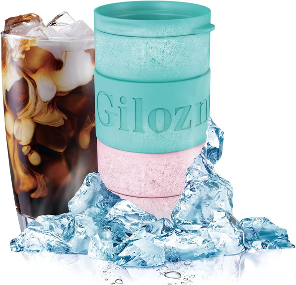 Gilozny Cooling Freeze Beverage Cup, Coffee/Beer Rapid Cooler Freezer Double Wall Insulated Stainless