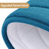 Buganda Bathroom Rug Mat 24x16, Extra Soft Peacock Blue Bath Mats, Non-Slip, Machine Washable for Floor